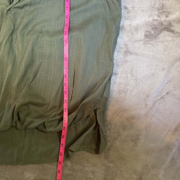 Nanette Lepore Sleeveless Collared Top Green Small - Picture 6 of 6